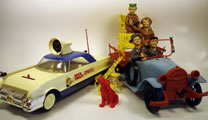 Beverly Hillbillies Truck 1963 + Dick Tracy Copmobile